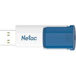 Флешка USB NETAC U182 32ГБ, USB3.0, синий и белый [nt03u182n-032g-30bl]