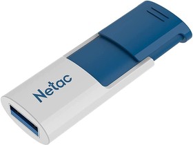Фото 1/3 Флеш Диск Netac 256Gb U182 NT03U182N-256G-30BL USB3.0 синий/белый