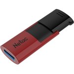 Флешка USB NETAC U182 256ГБ, USB3.0, красный и черный [nt03u182n-256g-30re]