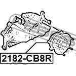 2182-CB8R, Ступица задняя