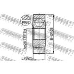 2311-B6, 2311-B6_ШРУС внутренний к-кт!\ VW, Audi, Skoda