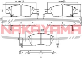 HP8592NY, Колодкитормозные дисковыекомплект