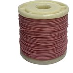 Провод силиконовый 30AWG 0,05 мм2 розовый 100 м