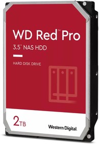 Фото 1/10 Жесткий диск WD Red™ Pro WD2002FFSX 2ТБ 3,5" 7200RPM 64MB (SATA III) NAS