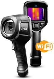 FLIR E8-XT WIFI, Infrared camera; LCD 3"; 320x240; -20?550°C; IP54; Plug: EU; Ex-XT