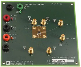 EVAL-ADCMP603BCPZ, Amplifier IC Development Tools Rail t1 rail,sing chan, TTL/CMOS Compara