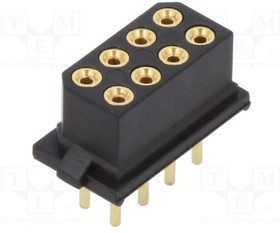 M80-8500845, PCB Receptacle, вертикальный, Board-to-Board, Wire-to-Board, 2 мм, 2 ряд(-ов), 8 контакт(-ов)