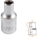AF00020045, AFFIX Головка торцевая стандартная шестигранная 1/4", 4,5 мм