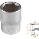 AF00030015, AFFIX Головка торцевая стандартная шестигранная 3/8", 15 мм