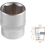 AF00030019, AFFIX Головка торцевая стандартная шестигранная 3/8", 19 мм