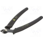 TR 25 L 25 D, Губцевый, для резки, миниатюрные, с изогнутыми губками, ESD