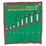GAAA0810, НАБОР КЛЮЧЕЙ НАКИДН. 6-22ММ 8ШТ TOPTUL (GAAA0810)