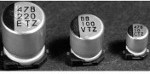 Фото 1/2 35TZV100M8X10.5, SMD электролитический конденсатор, Radial Can - SMD, 100 мкФ, 35 В, 2000 часов при 105°C, Polar