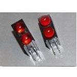 552-0211F, LED Bi-Level Uni-Color Red 650nm 4-Pin Bulk