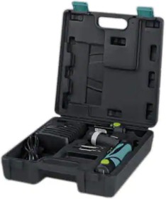 1200295, Cordless screwdriver in case - incl. battery - charging device 100 ... 240 V - 2 bits - two-speed gearbox - forwa ...