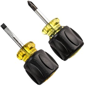 SDS-142, Screwdrivers, Nut Drivers & Socket Drivers STUBBY SCREWDRIVER SET-PHILLIPS/SLOTTED