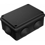 Коробка распределительная 40-0340-9005 для о/п безгалогенная HF черная 120х80х50 ...