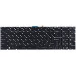 Клавиатура черная c белой подсветкой для MSI GE62 2QE (MS-16J3) ...