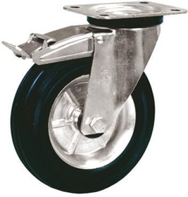 12258 FR, Swivel Castor Wheel, 80kg Capacity, 100mm Wheel