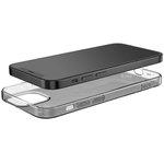 Чехол HOCO Light для Apple iPhone 12 Mini, TPU (прозрачный/черный)