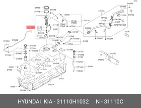 31110H1032, Насос топливный HYUNDAI TERRACAN (2001 )