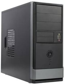 Фото 1/5 Корпус InWin EAR-002 Black Mid Tower (ATX/micro-ATX/mini-ITX, 500W Steel, 1x120mm FAN) (6154001)