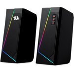 77878, Redragon Speaker 2.0 Anvil system black, 6W, powered by USB
