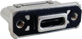 Фото 1/2 MUSBR-2M5C-014BP, Пылезащитная крышка, Пылезащитная крышка, Amphenol MUSBR Series Type C Receptacle USB Connector