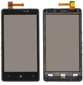 (Lumia 820) тачскрин для Nokia для Lumia 820 черный, следы клея