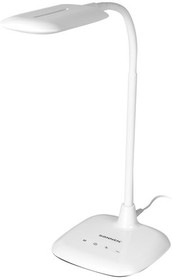 Фото 1/10 Настольная лампа-светильник SONNEN BR-819A, на подставке, светодиодная, 8 Вт, белый, 236666