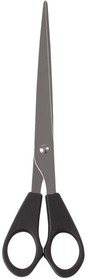 Фото 1/8 Ножницы STAFF "Basic", 180 мм, чёрные, ПВХ чехол с европодвесом, 236939