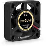 Вентилятор ExeGate EX04010S2P, 40x40x10 мм, подшипник скольжения, 2pin, 5500RPM ...