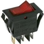 Фото 1/2 CL102J9RS205QA7, Rocker Switches SPST 16A ON-OFF RED