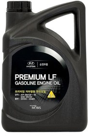 Фото 1/5 Масло моторное HYUNDAI/KIA Premium LF Gasoline 5W-20 синтетическое 4 л 05100-00451