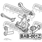 BAB-001Z, BAB-001Z_сайлентблок рычага плав.!\ BMW Е38/E39/E65/E66/X5/Z8 all 94