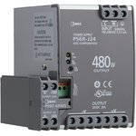 PS6R-J24, PS6R Switched Mode DIN Rail Power Supply, 85 → 264 V ac / 110 → 350V dc ac, dc Input, 24V dc dc