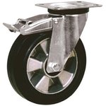 16327 FR, Braked Swivel Castor Wheel, 120kg Capacity, 100mm Wheel