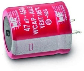 Фото 1/2 861111485030, Aluminum Electrolytic Capacitors - Snap In WCAP-AIL5 470uF 450V 20% Snap In