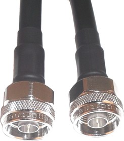 Фото 1/2 L09999B3619, Male N Type to Male N Type Coaxial Cable, 500mm, RG214 Coaxial, Terminated