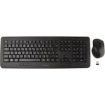 JD-0520FR-2, DW 5100 Wireless Keyboard and Mouse Set, AZERTY (France), Black