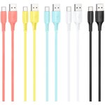 USB кабель BOROFONE BX40 Multicolor Superior Type-C, 1м, PVC, 2.4A ...