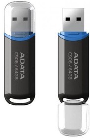 Фото 1/10 Флэш-накопитель USB2 64GB BLACK AC906-64G-RBK ADATA