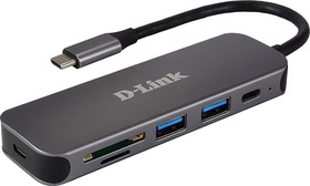 Фото 1/3 DUB-2325/E, 3 Port USB C USB A, USB C USB C Hub, USB Bus Powered, 118 x 35 x 13.5mm