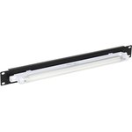 The 19 inch panel will light up. 1U with manual on black ITK LE05-1U1