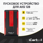 12V Starter, 7,200 mAh, 400/800A iCartool IC-JSD13