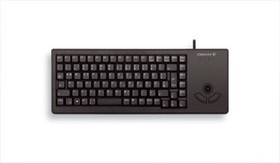 G84-5400LUMFR-2, Trackball Keyboard Wired USB Trackball, AZERTY Black