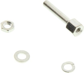 L17D204182SM3EX, SCREW LOCK W/WASHER & NUT, STEEL