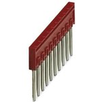 3033710, Plug-in bridge - pitch: 5.2 mm - number of positions: 10 - color: red