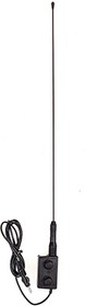 Фото 1/4 S00202003, Антенна FM пассивная на желобок SKYWAY универсальная на 2 стороны 50см метал.штырь с покрытием, кабель 1,5м Черный