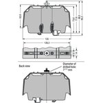 Cover profile carrier for terminal block, 709-169